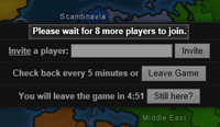 Wait for players to join